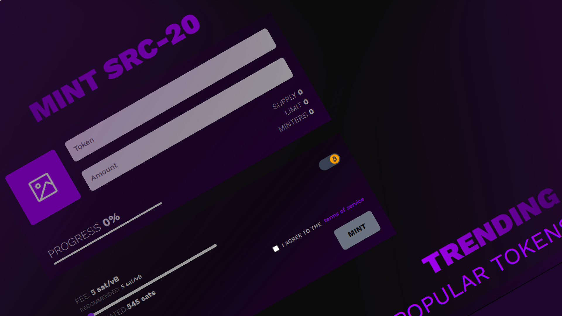 How to mint a SRC-20 Bitcoin stamps token